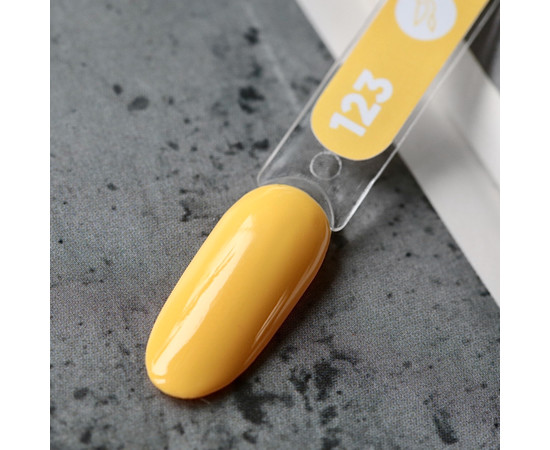 Зображення 2 Гель-лак для нігтів Siller Professional Classic №123 (теплий жовтий), 8 мл, Об'єм (мл, г): 8, Колір: 123