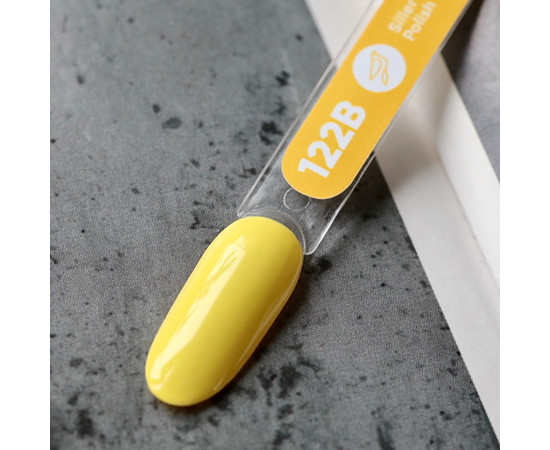 Зображення 2 Гель-лак для нігтів Siller Professional Classic №122В (жовтий), 8 мл, Об'єм (мл, г): 8, Колір: 122В
