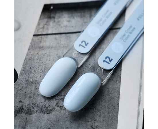 Изображение 2 Siller Color Base №12 камуфлирующая цветная база (желтовато-молочная), 8 мл, Объем (мл, г): 8, Цвет: 012