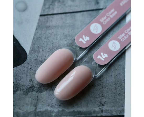 Зображення 2 Siller Color Base №14 камуфлююча кольорова база (персикова), 8 мл, Об'єм (мл, г): 8, Колір: 014