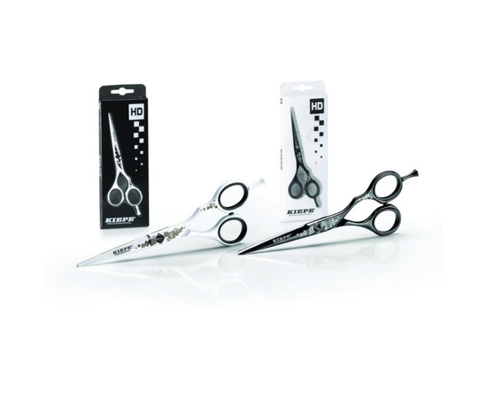 Зображення 2 Ножиці перукарські чорні Kiepe HD series 2437.1