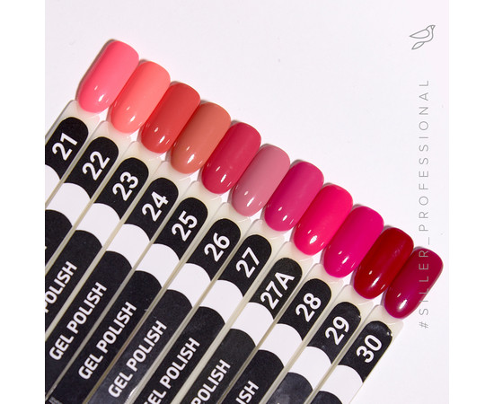 Зображення 3 Гель-лак для нігтів Siller Professional Classic №024 (чорний персик), 8 мл, Об'єм (мл, г): 8, Колір: 024