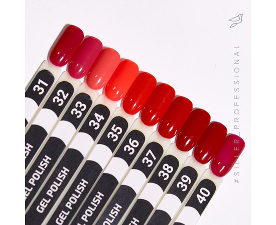 Изображение 3 Гель-лак для ногтей Siller Professional Classic №033 (светло-коралловый), 8 мл, Объем (мл, г): 8, Цвет: 033