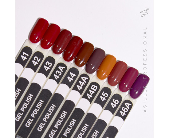 Изображение 3 Гель-лак для ногтей Siller Professional Classic №044 (бордово-коричневый), 8 мл, Объем (мл, г): 8, Цвет: 044