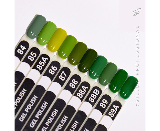 Зображення 3 Гель-лак для нігтів Siller Professional Classic №088А (лісовий зелений), 8 мл, Об'єм (мл, г): 8, Колір: 088А