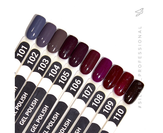 Изображение 3 Гель-лак для ногтей Siller Professional Classic №105 (баклажан), 8 мл, Объем (мл, г): 8, Цвет: 105