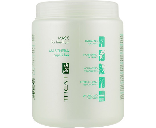 Зображення 2 Маска для тонкого волосся ING Prof Treating Mask For Fine Hair 1000 мл