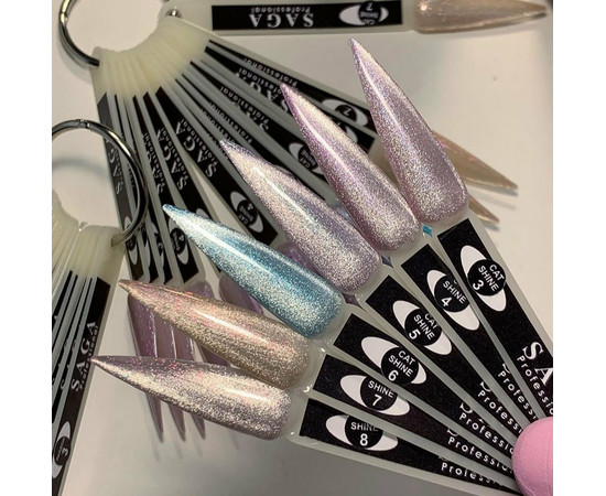 Изображение 2 Гель-лак Saga Professional Cat Shine № 06, 8 мл, Объем (мл, г): 8, Цвет: 06