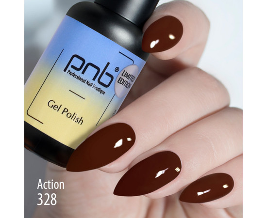 Зображення 3 Гель лак для нігтів PNB Gel Polish 8 мл, № 328, Об'єм (мл, г): 8, Колір: 328