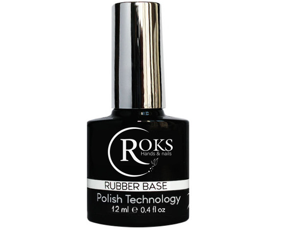 Зображення 3 База для гель-лаку Roks Rubber Base, 12 мл, Об'єм (мл, г): 12