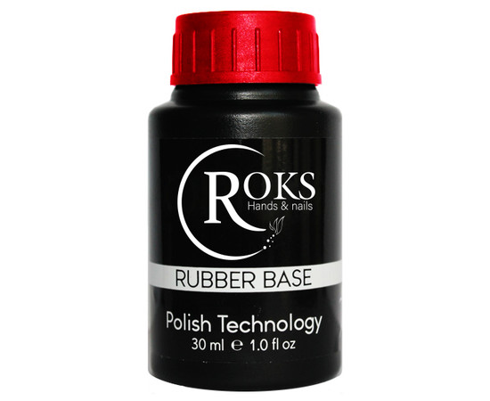 Зображення 3 База для гель-лаку Roks Rubber Base, 30 мл, Об'єм (мл, г): 30