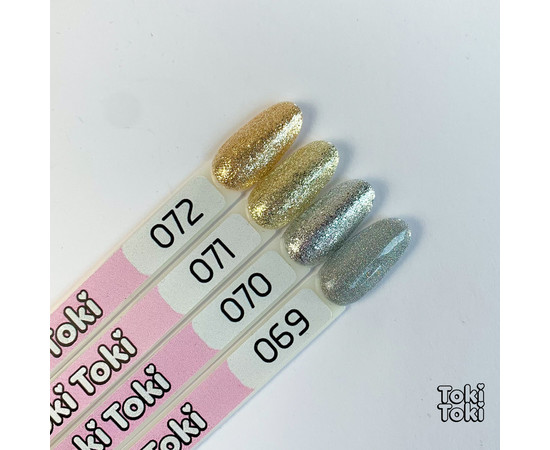 Изображение 2 Гель-лак Toki Toki № 072, 5 мл, Объем (мл, г): 5, Цвет: 072