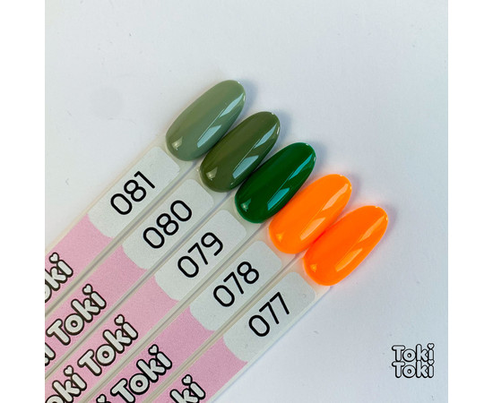 Изображение 2 Гель-лак Toki Toki № 080, 5 мл, Объем (мл, г): 5, Цвет: 080