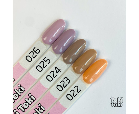 Изображение 2 Гель-лак Toki Toki № 025, 5 мл, Объем (мл, г): 5, Цвет: 025