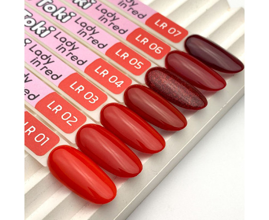 Зображення 2 Гель-лак Toki Toki Lady in Red № 006, 5 мл