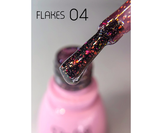 Зображення 5 Гель-лак світловідбивний Toki Toki Flakes № 001, 5 мл, Об'єм (мл, г): 5, Колір: 001