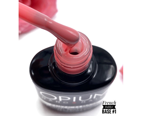 Изображение 2 Камуфлирующая база для гель-лака Roks Rubber Base French 12 мл, № 1, Объем (мл, г): 12, Цвет: 001