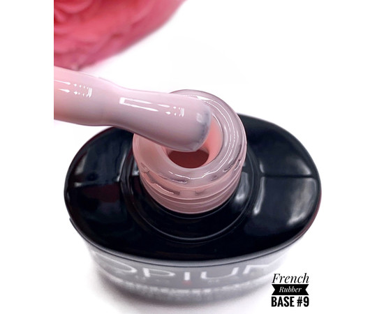 Зображення 2 Камуфлююча база для гель-лаку Roks Rubber Base French 12 мл, № 9, Об'єм (мл, г): 12, Колір: 009