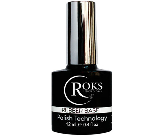 Зображення 2 База для гель-лаку Roks Rubber Base, 12 мл, Об'єм (мл, г): 12