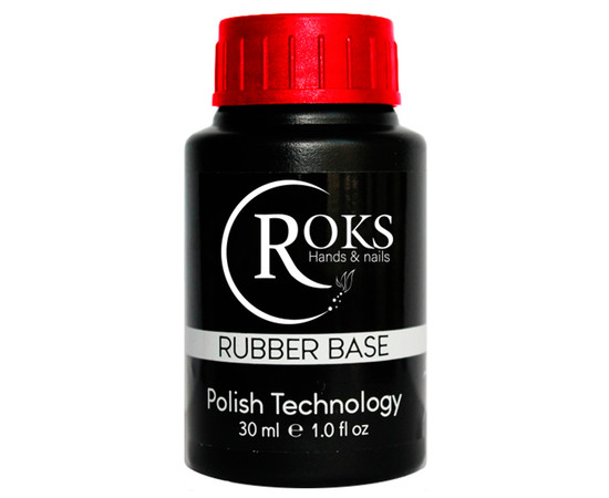 Зображення 2 База для гель-лаку Roks Rubber Base, 30 мл, Об'єм (мл, г): 30