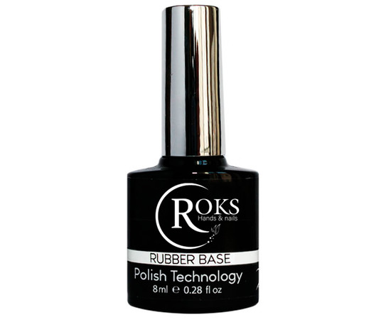 Изображение 3 База для гель-лака Roks Rubber Base, 8 мл, Объем (мл, г): 8