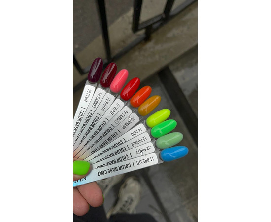 Изображение 2 База цветная каучуковая NUB Color Base Coat 8 мл, № 013, Объем (мл, г): 8, Цвет: 013