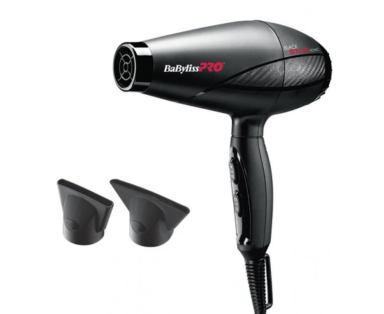 Зображення 2 Фен для волосся BaByliss PRO BAB6250IE BLACK STAR IONIC 2200 Вт