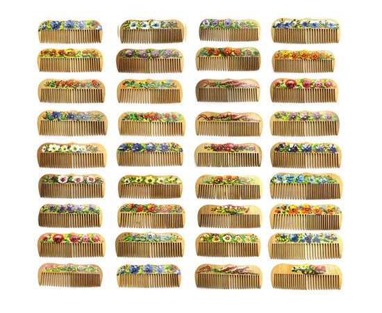 Зображення 2 Гребінець для волосся з художнім розписом SPL 1558