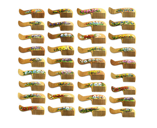 Зображення 2 Гребінець для волосся з художнім розписом SPL 1560