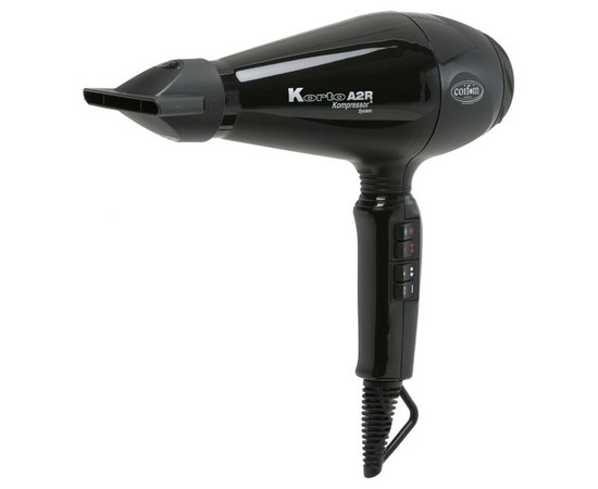 Изображение 3 Фен для волос Coifin Korto Ionic A2R (KA2R-ION BLACK) 2200-2400 Вт черний
