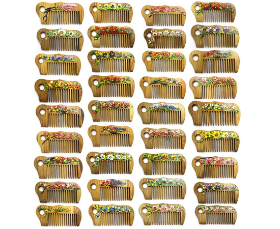 Зображення 2 Гребінець для волосся з художнім розписом SPL 1557