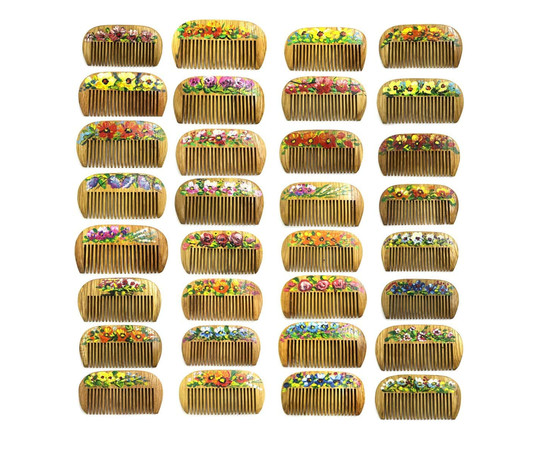 Зображення 2 Гребінець для волосся з художнім розписом SPL 1562