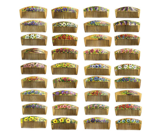 Зображення 2 Гребінець для волосся з художнім розписом SPL 1561