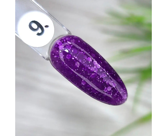 Зображення 2 Гель-лак Мармелад SAGA professional 9 мл, № 9, Об'єм (мл, г): 9, Колір: 009