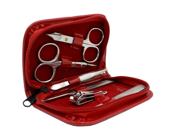 Зображення 2 Манікюрний набір SPL 77105AD світло-червоний, лаковий