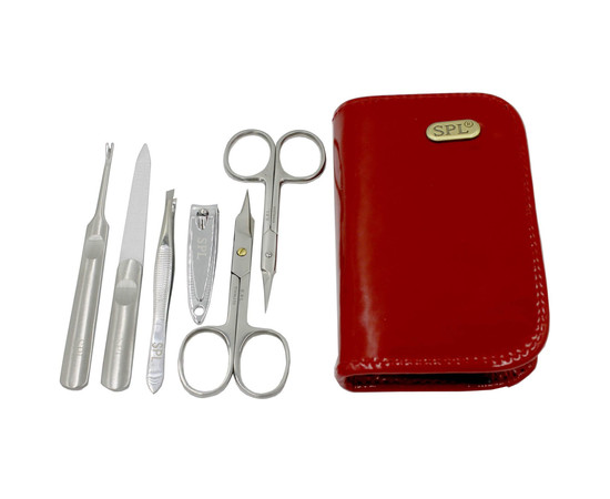 Зображення 3 Манікюрний набір SPL 77105AD світло-червоний, лаковий