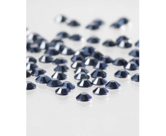 Зображення 2 Кристали для нігтів Kodi: SS 12, колір "Jet Satin" (500 шт/уп)