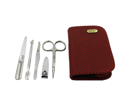 Зображення 3 Манікюрний набір SPL 77101AE темно-червоний, лаковий