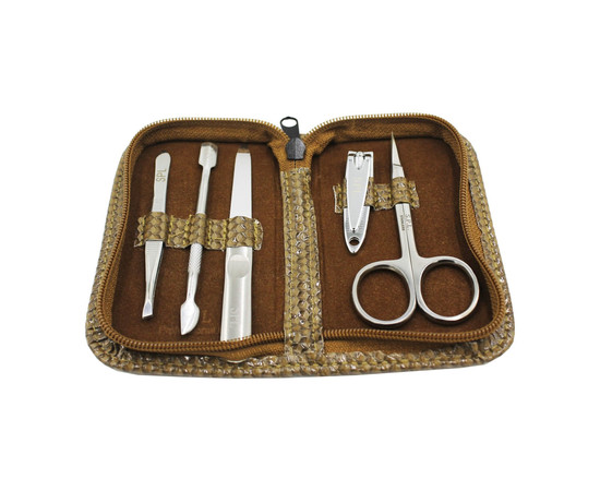 Зображення 3 Манікюрний набір SPL 77101G Коричневий лаковий