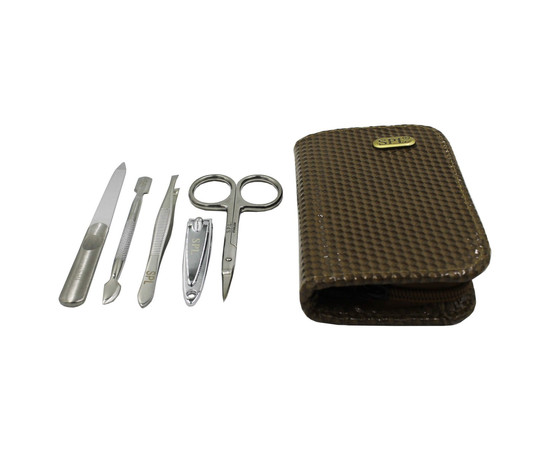 Зображення 2 Манікюрний набір SPL 77101G Коричневий лаковий