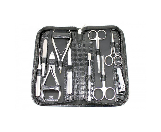 Зображення 2 Манікюрний набір SPL 77302AI "Чорний крокодил"