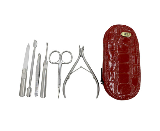 Зображення 3 Манікюрний набір SPL 77401A "Червоний крокодил"