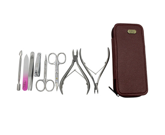 Зображення 4 Манікюрний набір SPL 77601BR "Марсалова бронза"