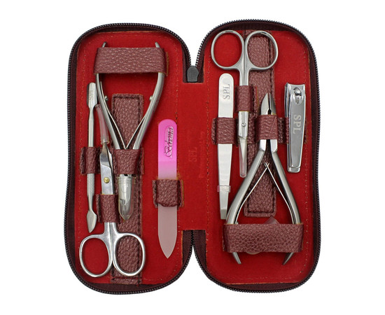 Зображення 2 Манікюрний набір SPL 77601BR "Марсалова бронза"