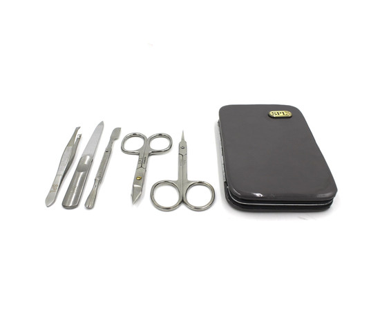 Зображення 6 Манікюрний набір SPL 77803BP "Сірий лак"