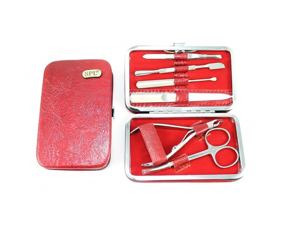 Изображение 5 Маникюрный набор SPL 77805AD светло-красный, лаковый