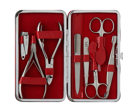 Зображення 2 Манікюрний набір SPL 77902A "Червоний крокодил"