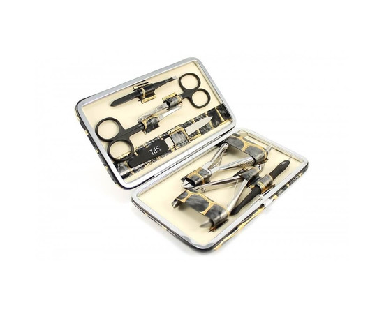 Изображение 3 Маникюрный набор SPL 77904AA "Серый крокодил с позолотой"