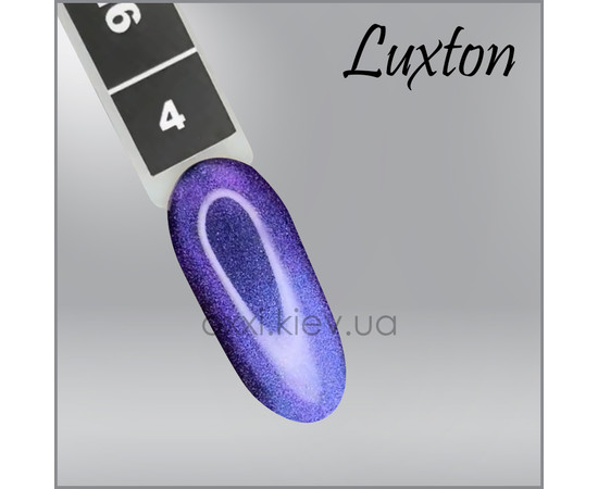 Изображение 2 Гель-лак LUXTON 9D Cat 4 фиолетово-сиренево-синий, магнитный, 10 мл, Объем (мл, г): 10, Цвет: 004