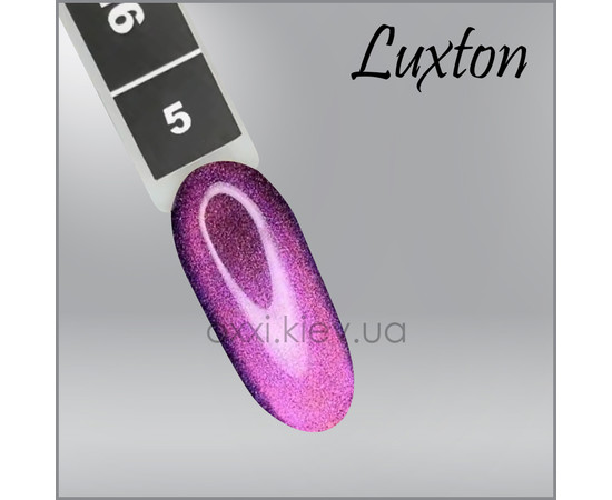 Зображення 2 Гель-лак LUXTON 9D Cat 5 рожево-фіолетовий, магнітний, 10 мл, Об'єм (мл, г): 10, Колір: 005